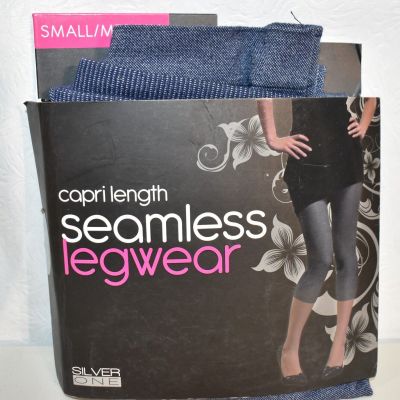 Silver One Capri Blue Denim Size Small/Medium